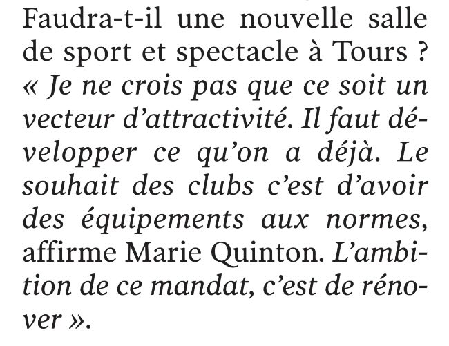 La candidate LFI à <a href="/villedetours/">Ville de Tours</a> , no comment ! Les programmes des candidats, c’est assez pauvre.