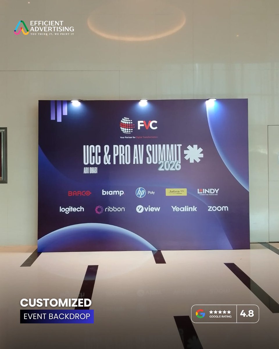 Premium event backdrop printing for exhibitions & corporate events ...