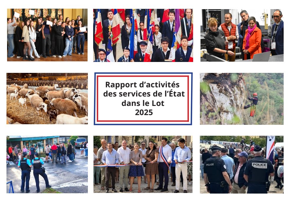 Image de Préfète du Lot - #RASED | Retrouvez le rapport d'activités des services de l'Etat dans le Lot en 2025.
https://www.ca