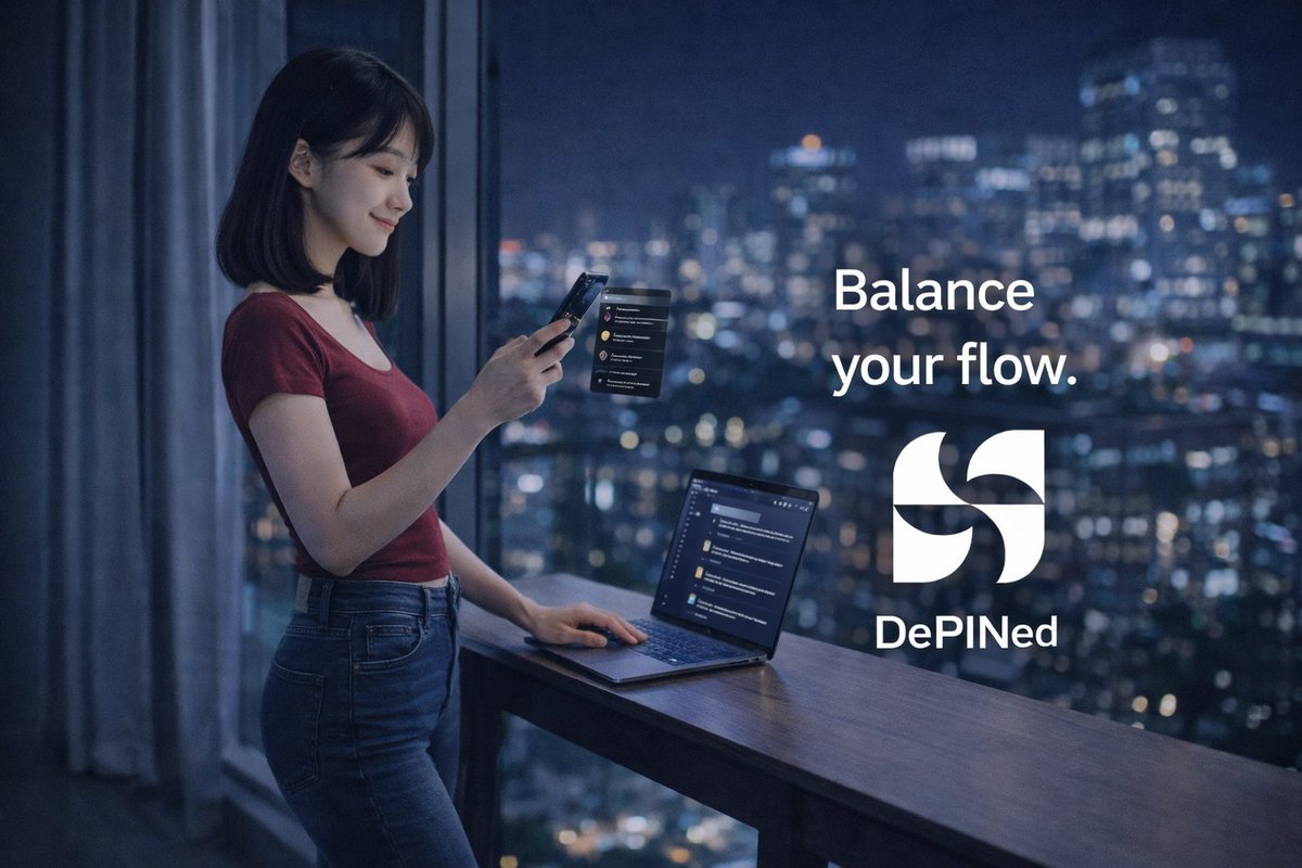 SoraMatsudaa's tweet photo. Balance is a strategy, not a vibe. I split my time between building and sharing, then use feedback to steer the next iteration with @DePINed_org right in the middle of the loop. One small improvement per day is enough to outpace bursts of motivation. https://t.co/EUicX6e2U2