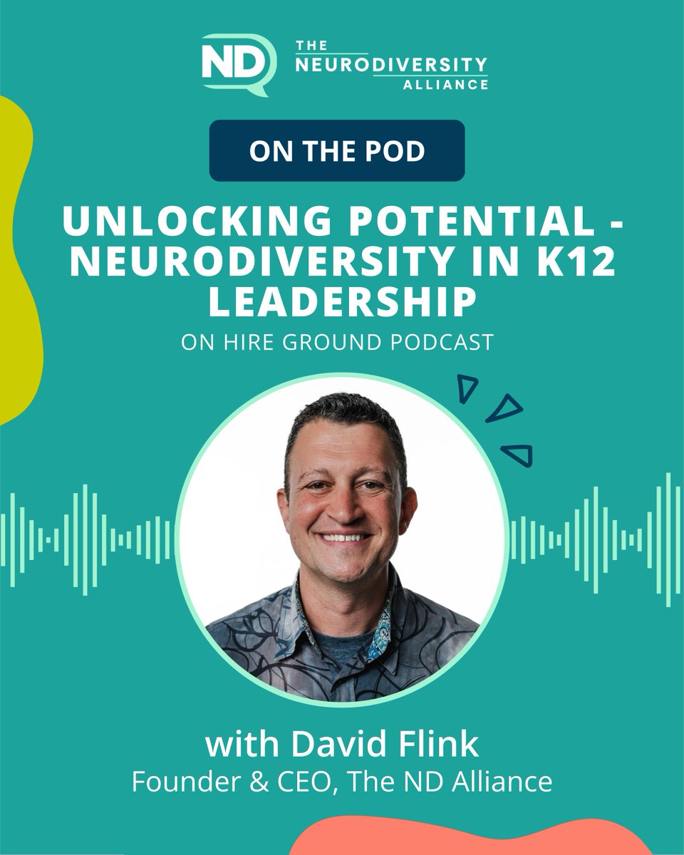 theNDalliance's tweet image. On the Hire Ground podcast, David Flink shares how embracing cognitive differences in K12 leadership and hiring drives innovation, stronger teams, and more inclusive communities.

🎧 Listen: bit.ly/4jXPWVO

#educationleadership #learningdifferences #thendalliance