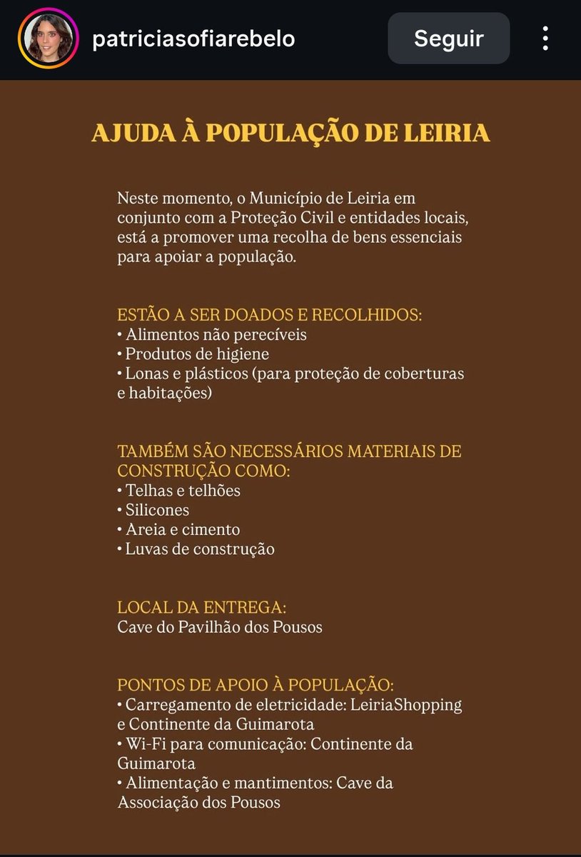 Ajudem como puderem, mesmo que seja só partilhando.