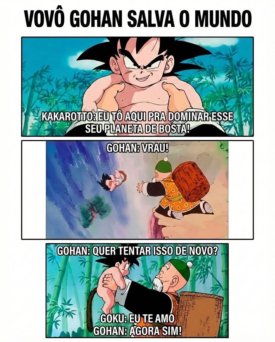 GorjetaPump's tweet photo. “Grandpa Gohan Saves the World”
Kakarotto: I’m here to conquer your shitty planet!
Gohan: Yeet!
Gohan: Wanna try that again?
Goku: I love you.
Gohan: Now you’re talking!
#solanamemecoin #PumpFunLaunch #pumpfun #GORJ #SolanaMemes #SolanaCommunity https://t.co/aBD15ftH6N