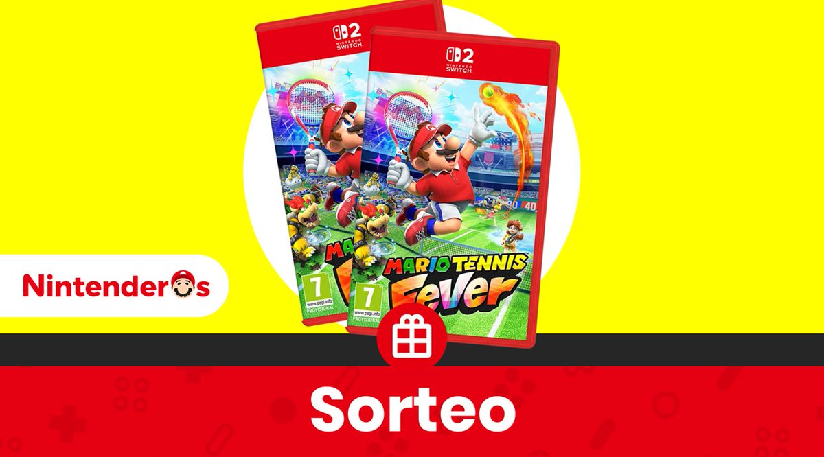 ¡Sorteamos 2 copias de Mario Tennis Fever para Nintendo Switch 2!

1⃣ Síguenos y RT aquí 
2⃣ Cita este tuit con #FurorPorMarioTennis diciendo con qué personaje y raqueta quieres jugar y mencionando a un amigo 

¡Suerte! - nintenderos.com/nintendo-switc…