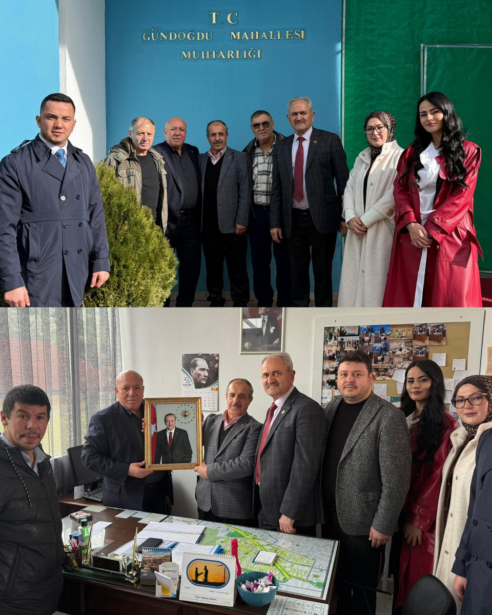 📍 Mahalle ve Muhtar Ziyaretleri Kapsamında Sahadayız
• Gündoğdu Mahallesi Muhtarımız Adem Karaman,
• Huzur Mahallesi Muhtarımız Refik Özaydın,
• Yenidoğan Mahallesi Muhtarımız Sabit Körpe,
• Gökmeydan Mahallesi Muhtarımız Mesut Ertem ile bir araya geldik.