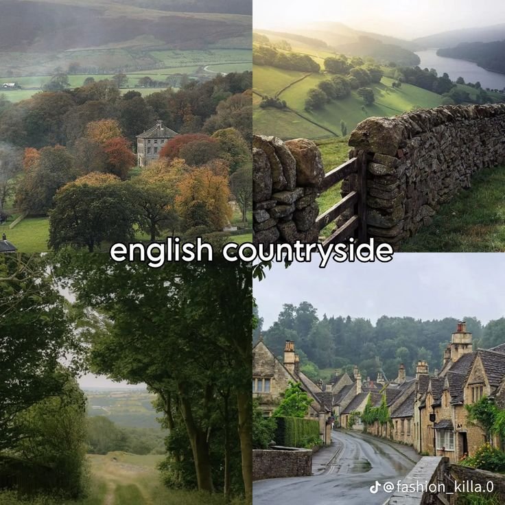 cabinsmountain's tweet image. Which countryside would you like to live in?