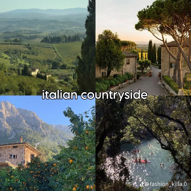 cabinsmountain's tweet image. Which countryside would you like to live in?