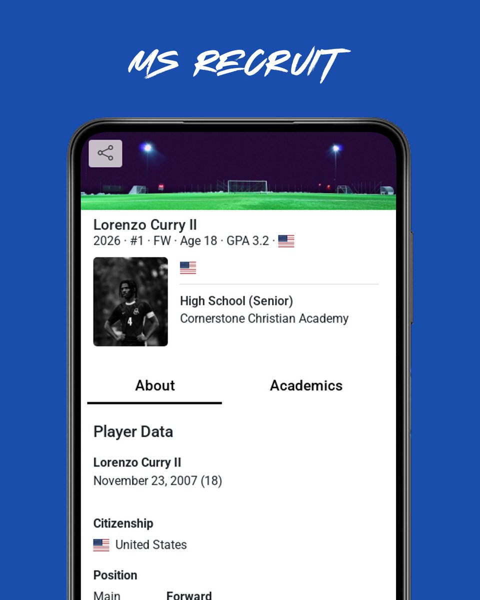 Internespo's tweet photo. 💥Player Spotlight: @zocurry_ii

⚽️ 2026 · Forward
📍 Willoughby Hills, Ohio

🔗 https://t.co/Wo2RQ1LCft
•
•
•
•
#ncaa #naia #youthsoccer #collegesoccer #recruiting https://t.co/eO6uFbc4Xl