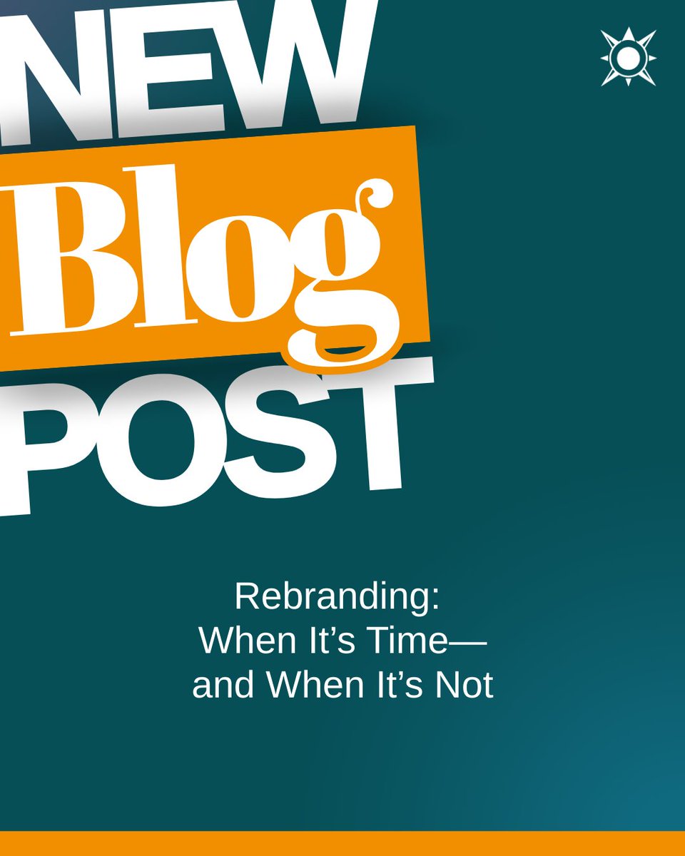 TindCreative's tweet photo. Rebranding can be one of the most powerful moves a business makes—or one of the most costly mistakes. 

Here’s how to know when it’s time to rebrand—and when it’s better to refine what you already have. 

Read our newest blog here: https://t.co/d4s0QvGcoG. https://t.co/6YOtmXk7AI