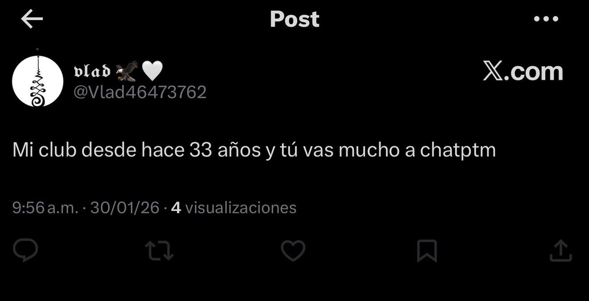 Dicen irle al club y son chillones y bloquean cuando alguien disiente. Lástima de fan. Jajajajajajajaja. <a href="/Vlad46473762/">𝖛𝖑𝖆𝖉 🦅🤍</a>