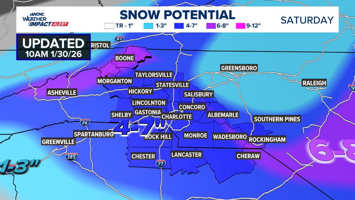 The #snowmeter is on the move, and I've made some updates to our snowfall maps. Windy, cold, and snowy all day Saturday. This isn't just snow-covered, icy roads; it's whiteout conditions with zero visibility at times and blowing, drifting snow. If you must travel, which I do not