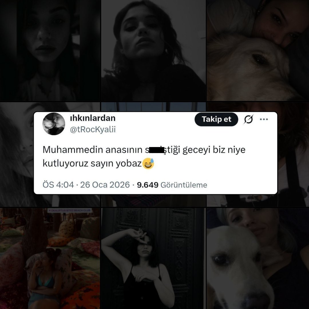 Cansu isimli bir karaktersiz/sözde kadın, Peygamber Efendimiz Hz. Muhammed Mustafa’ya (SAV) dil uzattı.