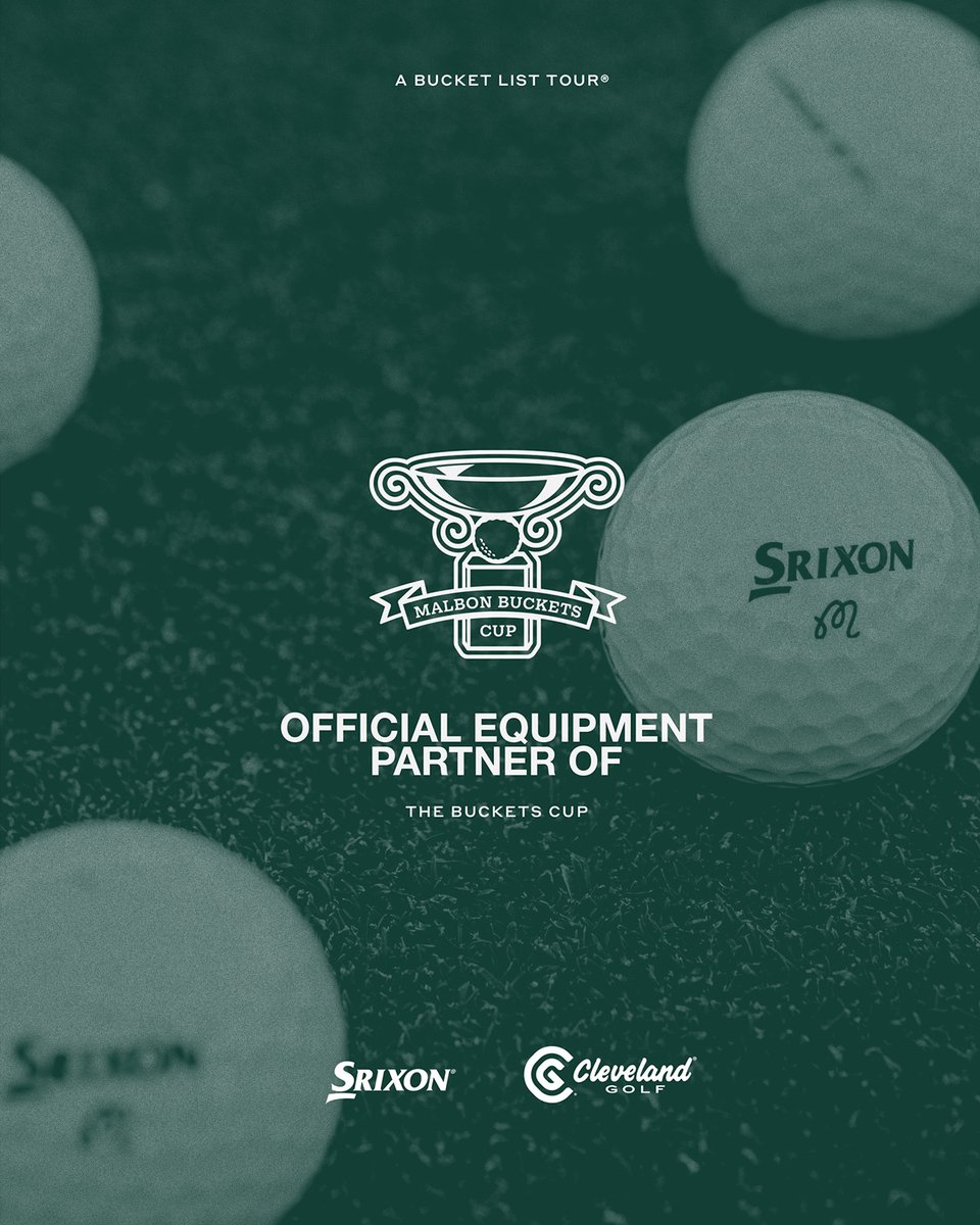 SrixonGolf's tweet photo. Srixon 🤝 Malbon Buckets Cup.
Srixon is the official OEM partner of the Malbon Buckets Cup, where performance gets rewarded.
Win the finale. Earn a Srixon equipment deal and a Malbon apparel deal.
We’re obsessed.

Learn more: https://t.co/H9LI9gBazo https://t.co/Hbr74cFEbW
