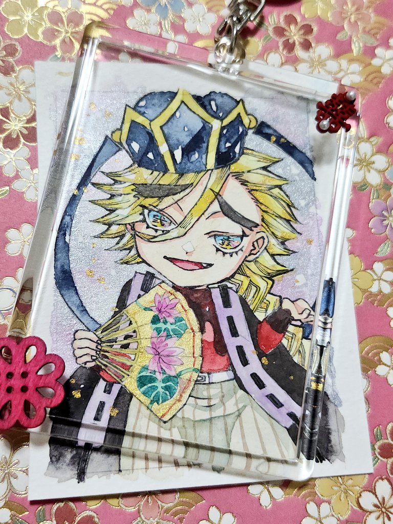 原画キーホルダー🫶🫶🫶
#童磨