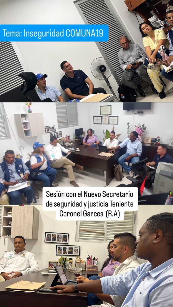 #Comuna19 
Hoy tuvimos el acompañamiento del nuevo secretario de seguridad y justicia.
<a href="/SeguridadCali/">Seguridad y Justicia</a> <a href="/alejoeder/">Alejandro Eder</a>