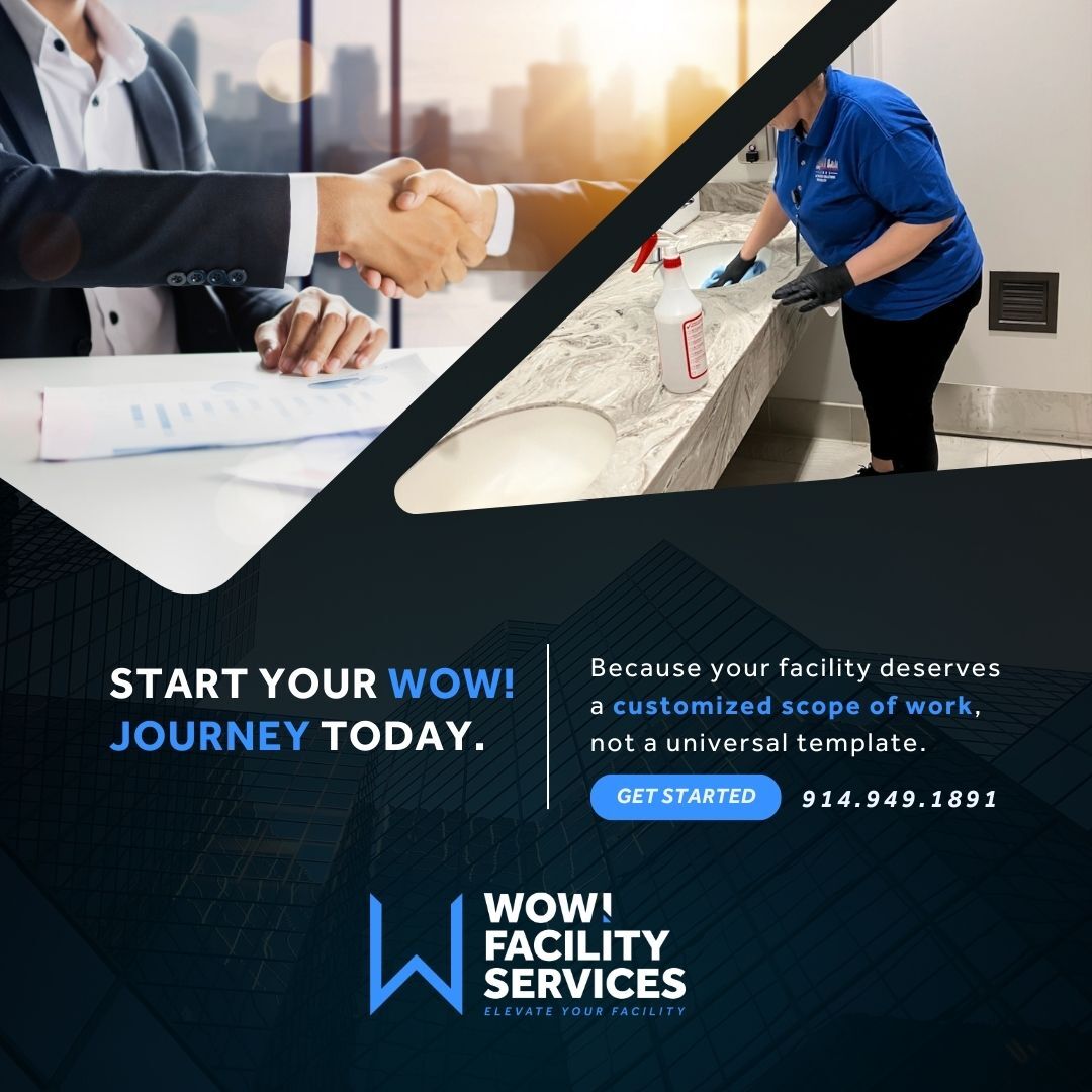 WOWFS_'s tweet photo. Start the year with confidence.

Let’s customize a scope of work for your facility and show you the WOW! difference firsthand..

Schedule your Facility Assessment today. Contact Us at 914.949.1891

#WOWFacilityServices #FacilityAssessment #WOWJourney #WOWDifference https://t.co/ViNTNVGdVW