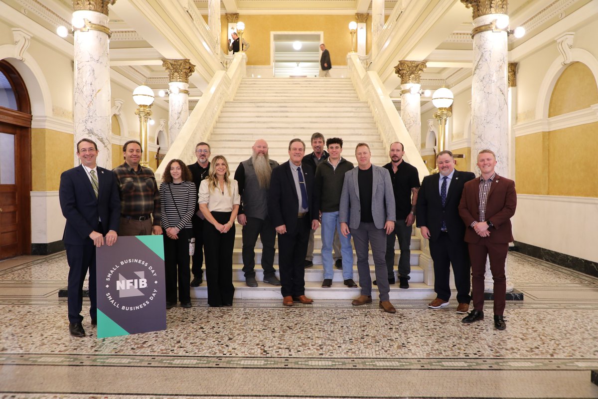 nfib_sd's tweet photo. It was great seeing @GovLarryRhoden and NFIB members at yesterday's Small Business Day! We had a great discussion about legislative priorities that will help small businesses throughout the state. 

Thank you to everyone who made the event successful! https://t.co/r8KWeuqWXB