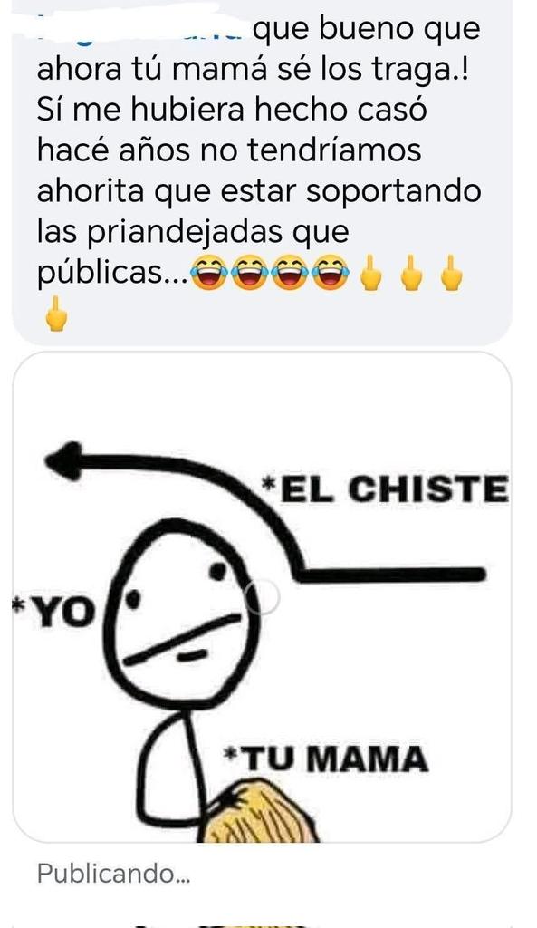 cram_030467's tweet photo. @neoliberalover Tú ptmdre sé me caga en la vrg..
Cada qué sé la meto por el culo 
Y así llena dé 💩 me la chupa y tú también..y chatptamdre cada qué respires pinshe perro muerto dé hambre...!! https://t.co/5LZG2nTmiK