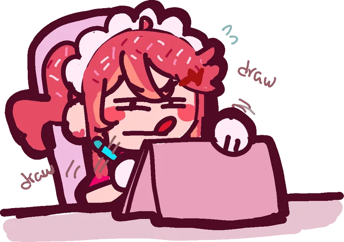 Some silly doodles I did for my Newsletter #vtuber #oc