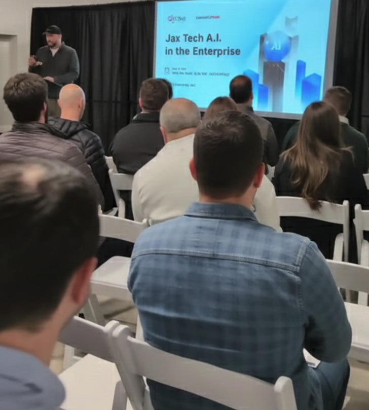 JorgeTeranB's tweet photo. Attended AI in the Enterprise with the #JaxTech community
> Strong reminder that enterprise #AI isn’t about hype—it’s about governance, focus, and execution
> Scale where it’s safe, automate what matters, and turn ambiguity into decisions
#EnterpriseAI #AIGovernance #ScalingAI https://t.co/yIdbQKxCwh