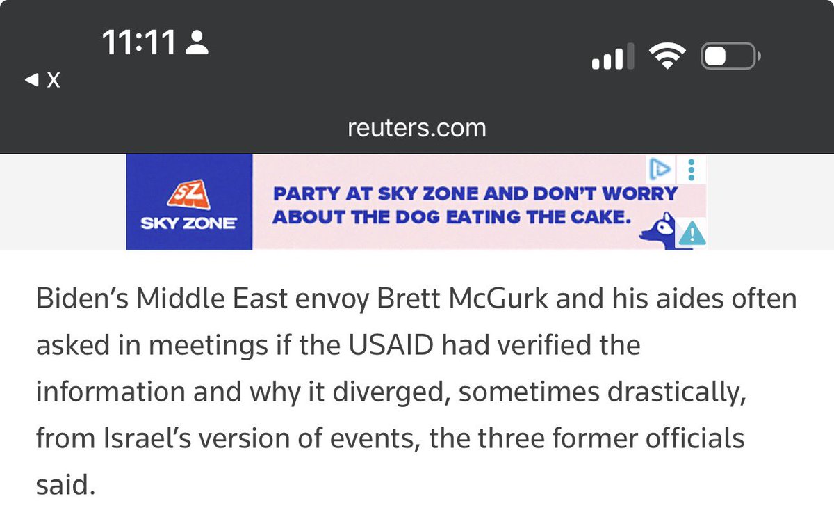 AdamMurphy's tweet photo. @mokhbersahafi Brett “Infinite War Crimes” McGurk strikes again. https://t.co/uRwe2rnOQW