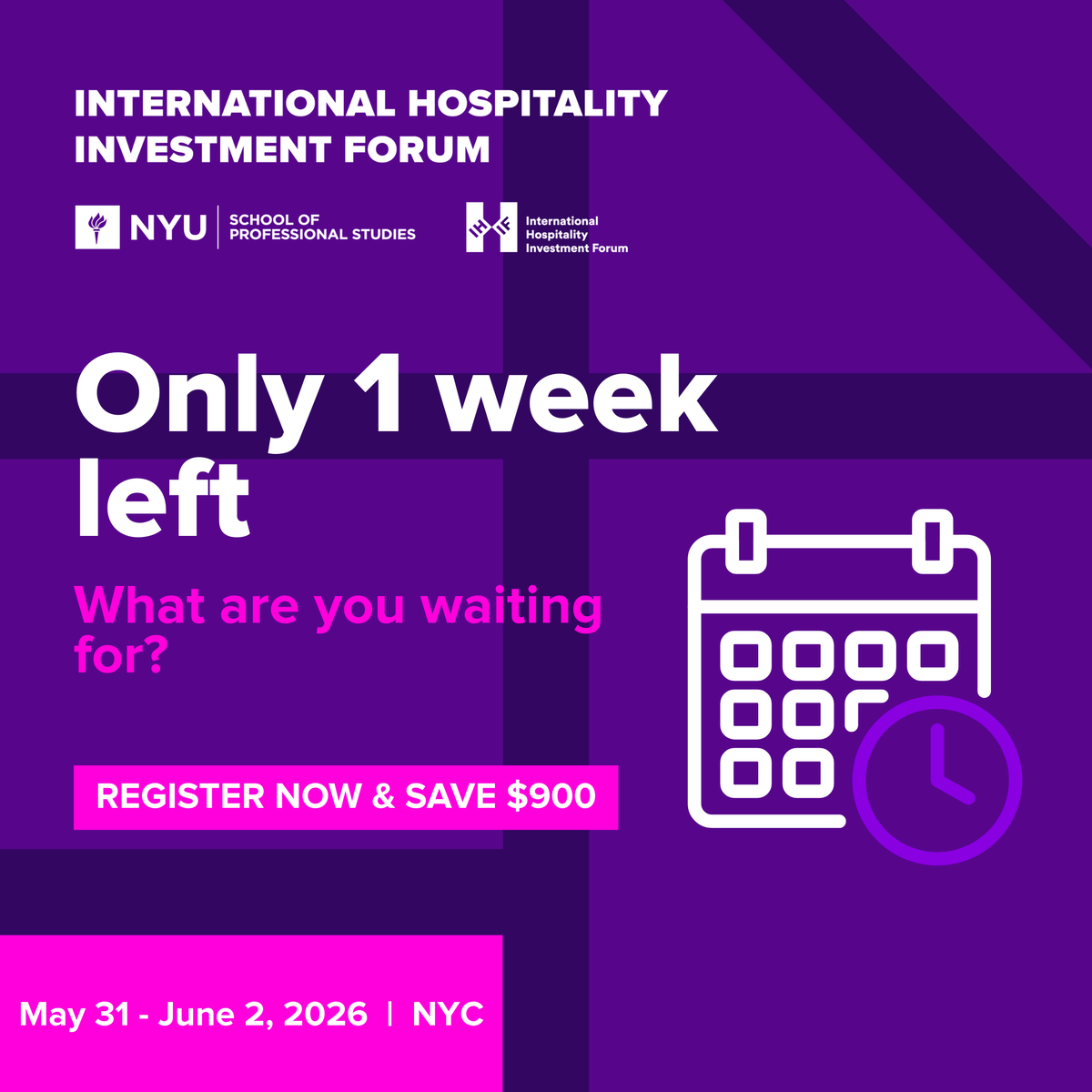 NYU International Hospitality Investment Forum tweet media