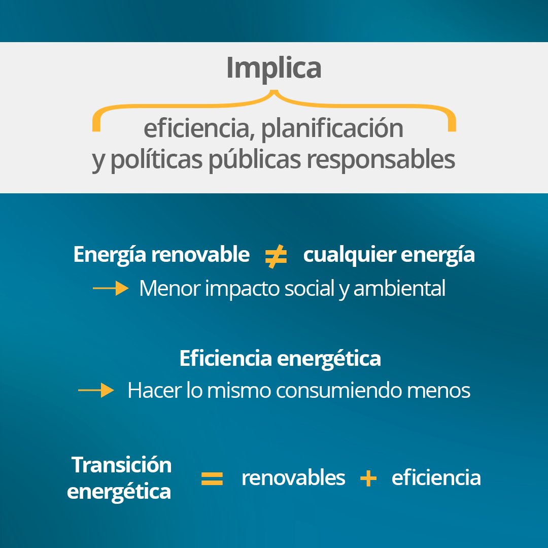 plataformae's tweet photo. ¿Sabías que la transición energética no es solo cambiar de fuente de energía?
Conoce más en nuestra publicación "Políticas del sector eléctrico para la transición energética": https://t.co/x5VEFuQesL https://t.co/ZpSWjjkL7S