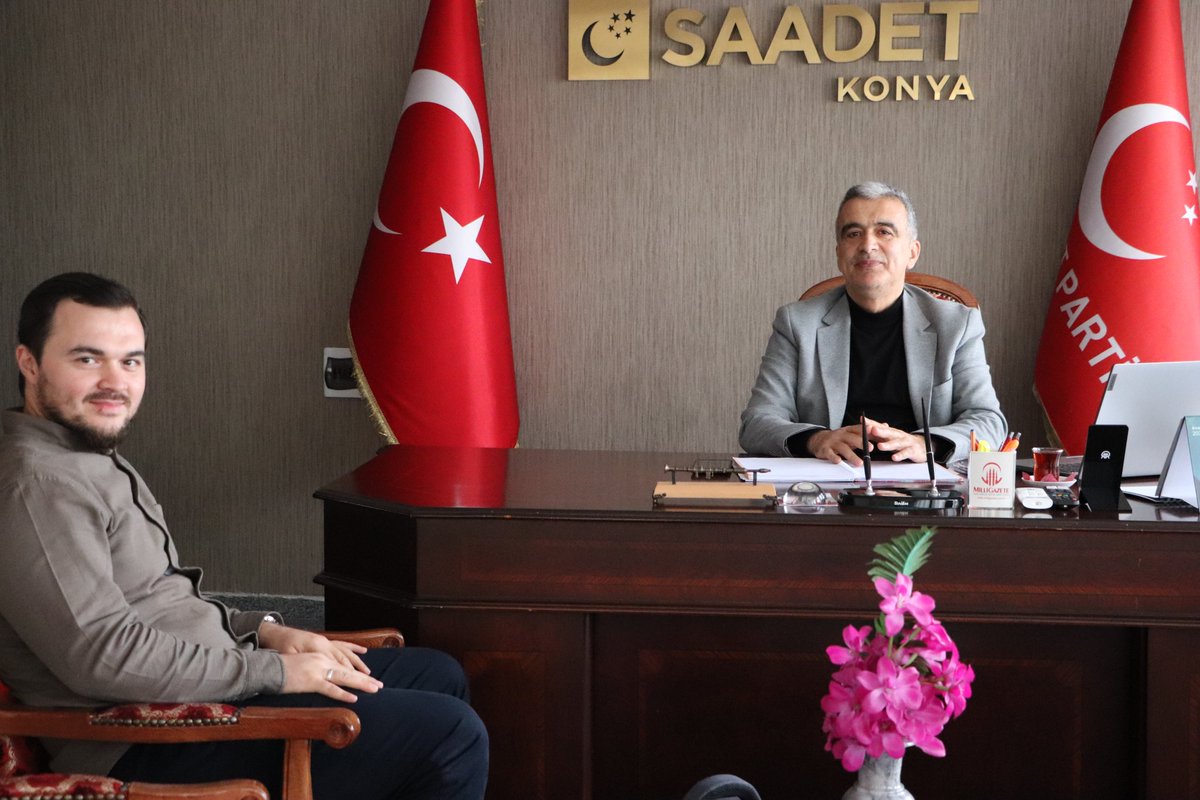saadetpartisi42's tweet photo. AGD Afrika Teşkilatımızın Genel Sekreteri Murat ÖZ, İl Başkanımız Mehmet Demirel'i ziyaret etti. https://t.co/d5zuJi0mii