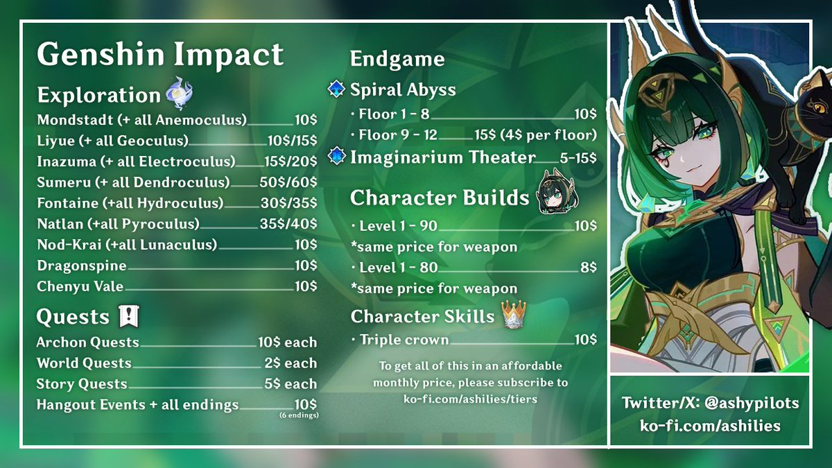 ⚠️ URGENT CALL FOR HELP ⚠️

MY MOTHER SUFFERS FROM SEVERE KNEE PAIN &amp; REQUIRES COSTLY PHYSIOTHERAPIES MONTHLY

I PILOT GENSHIN, HSR, ZZZ, WUWA &amp; ENDFIELD! THIS IS A SUMERU DESERT EXPLORATION DONE &amp; CLIENT LOVES IT!

RETWEET SO I CAN GET COMMISSIONS TO EARN HER THERAPIES PAYMENT!!