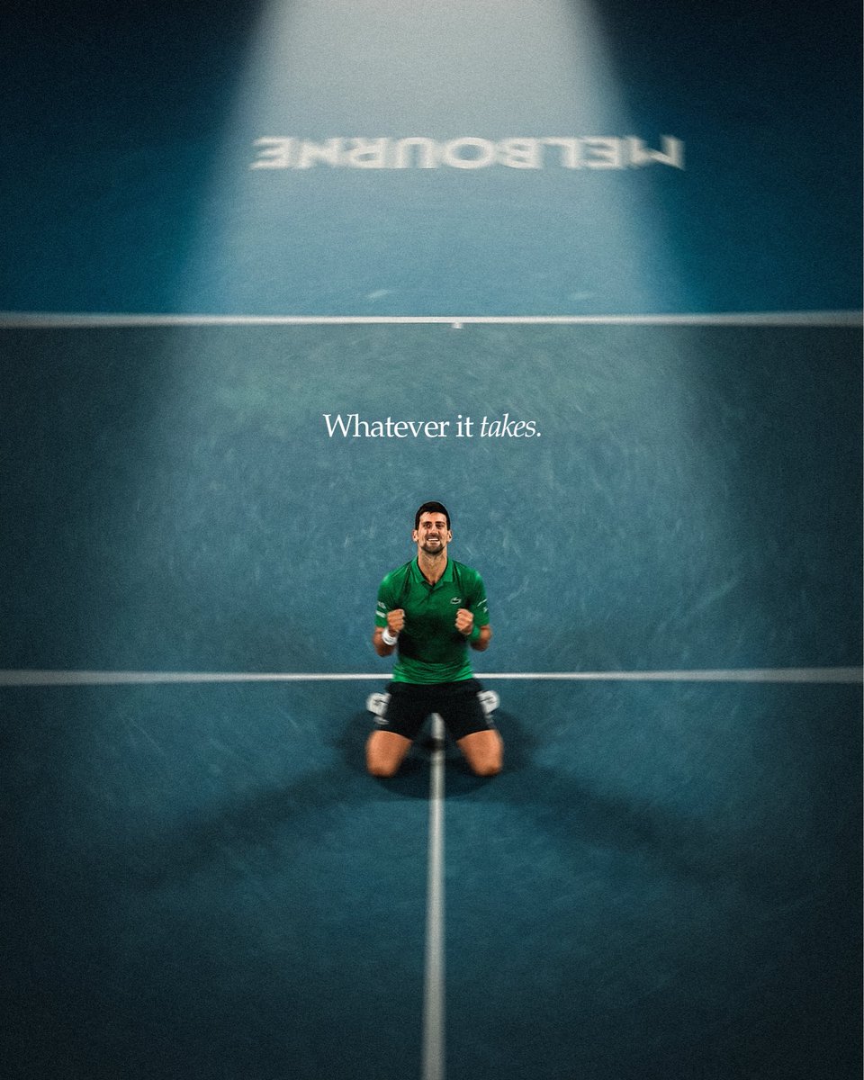 ikonick_xyz's tweet photo. 38 years old. 38 career grand slam finals.
Whatever it takes. Every time.

#Djokovic #AusOpen #IKONICK https://t.co/eagJ1FBnj9