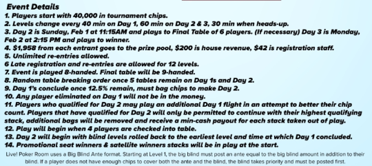 Live! Poker Room Maryland tweet media