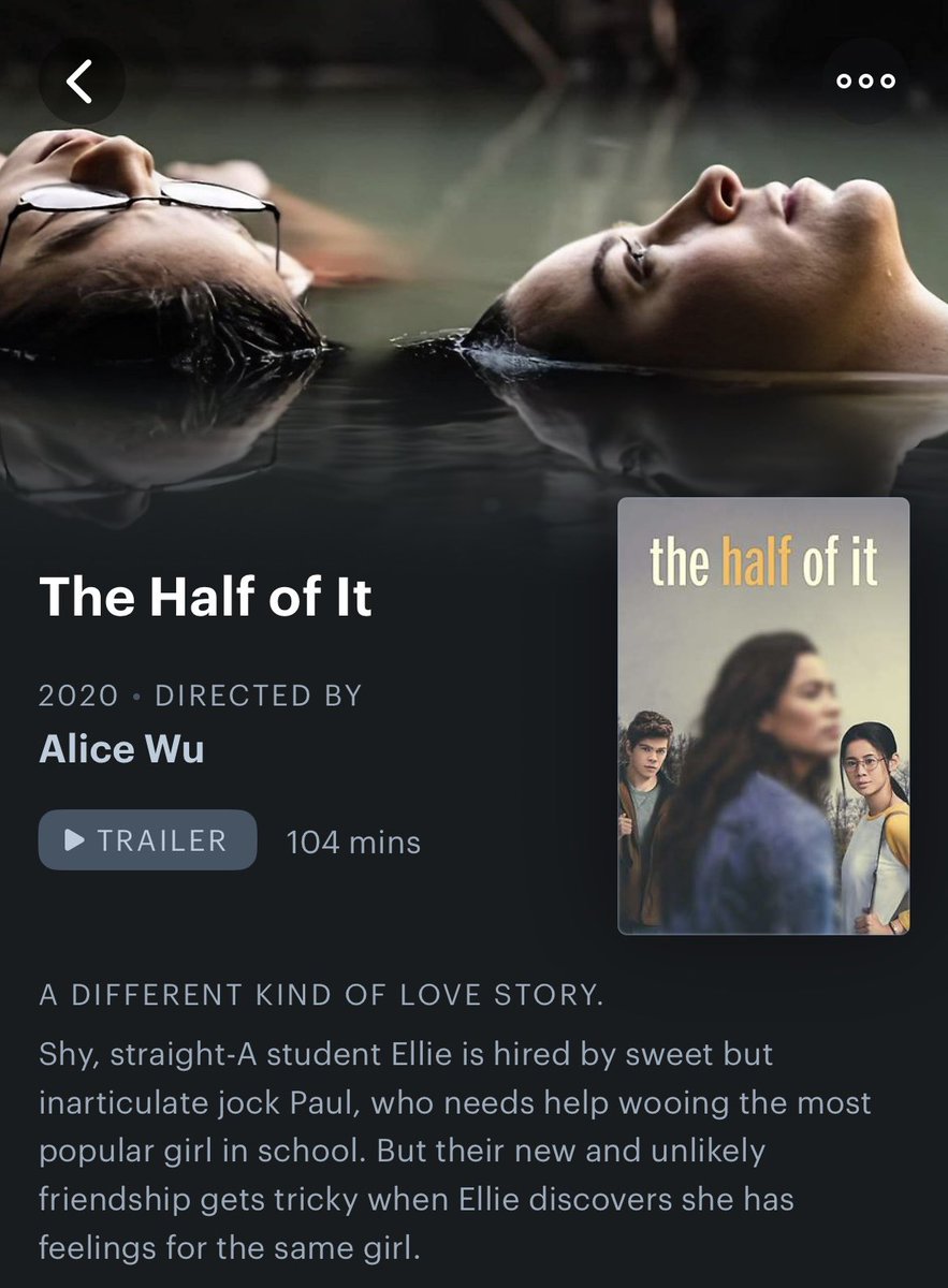 sapphilms's tweet photo. directed and written by alice wu https://t.co/9UsREK68Ll