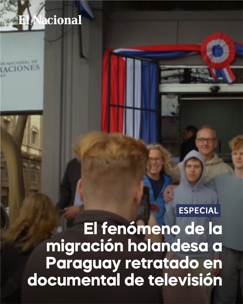 ESPECIAL | 🇵🇾🇳🇱

🔹El canal público de los Países Bajos NPO realizó un documental especial retratando el fenómeno reciente de la migración holandesa a Paraguay. El mismo está siendo exhibido con muy buenos niveles de audiencia. 

🔹La misma se aceleró en los últimos dos años y