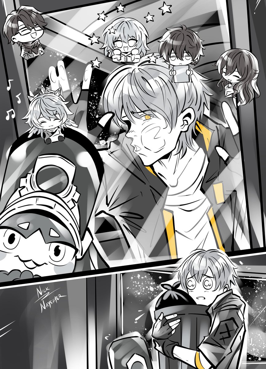 Sunday's room ~✨

#honkaistarrail #fanart #sunday #danheng #raccoon #comic #miHoYo