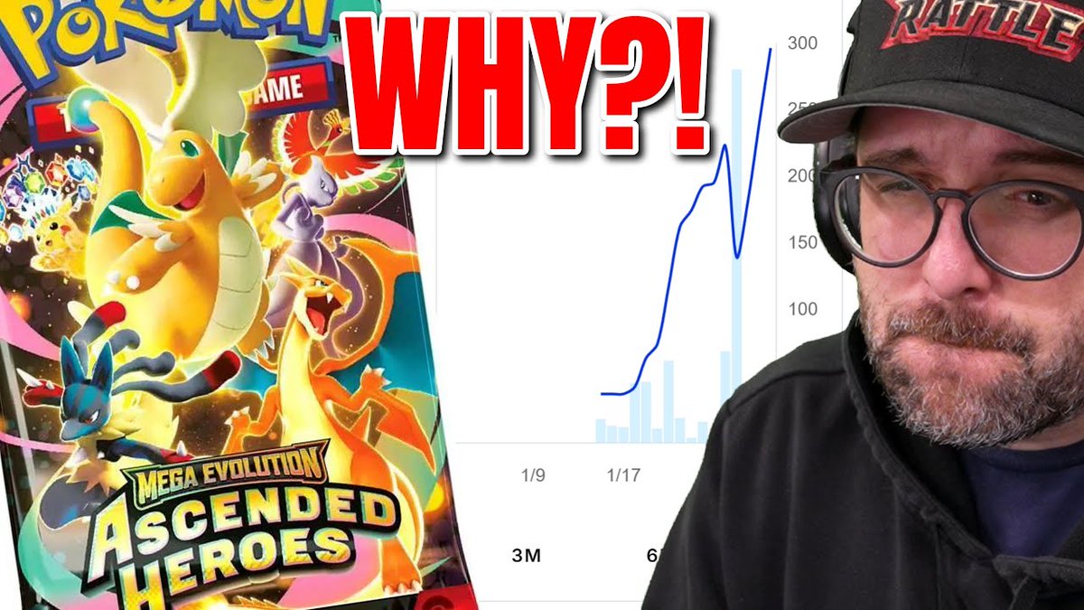 New Video! When Should You Buy Ascended Heroes Pokemon Cards?
youtu.be/MWPZ5c1-Syo