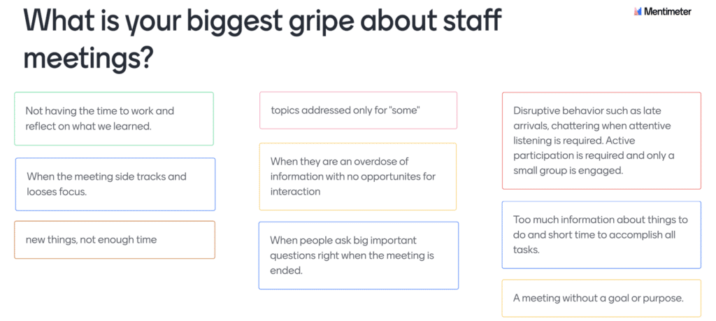 Catlin_Tucker's tweet image. Like many of you, staff meetings are NOT my favorite—but did you know that many students have the same gripes about their experiences in classrooms?

Watch for more, then tap for the antidote: bit.ly/3CBd0rH 

#blendchat #studentled #k12