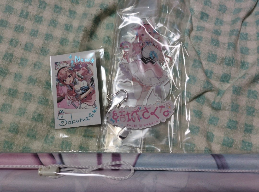 結城さくな1周年記念グッズ #結城さくな さくちゃんフルセット届いたよ