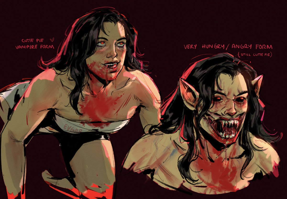 evgar_'s tweet image. where are my freaky vampire enjoyersssss 👹