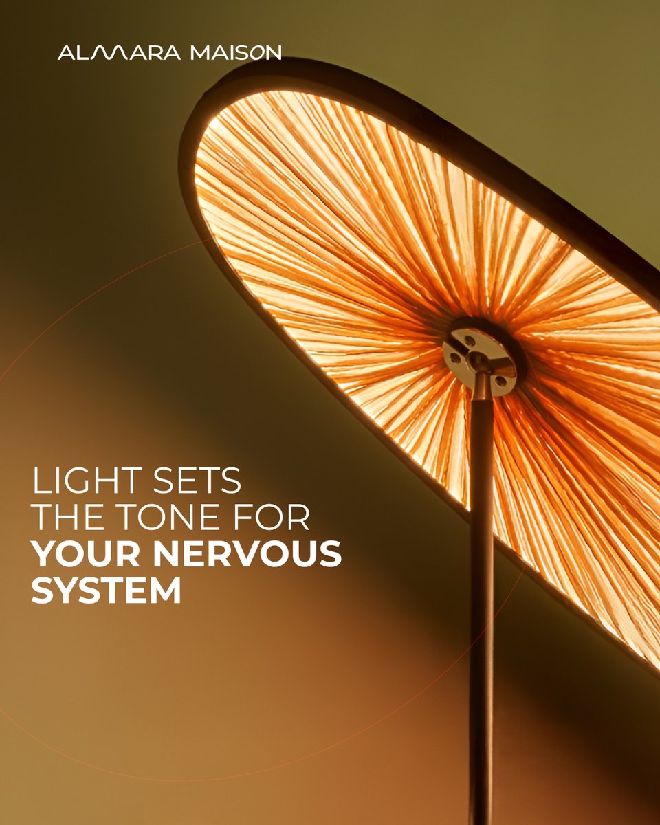 Light sets the tone for your nervous system ✨ 

Circadian-aligned, soft yet precise: it regulates cortisol, supports melatonin, cues calm or focus. 

One shift in light changes everything. 

Design your days with intention.