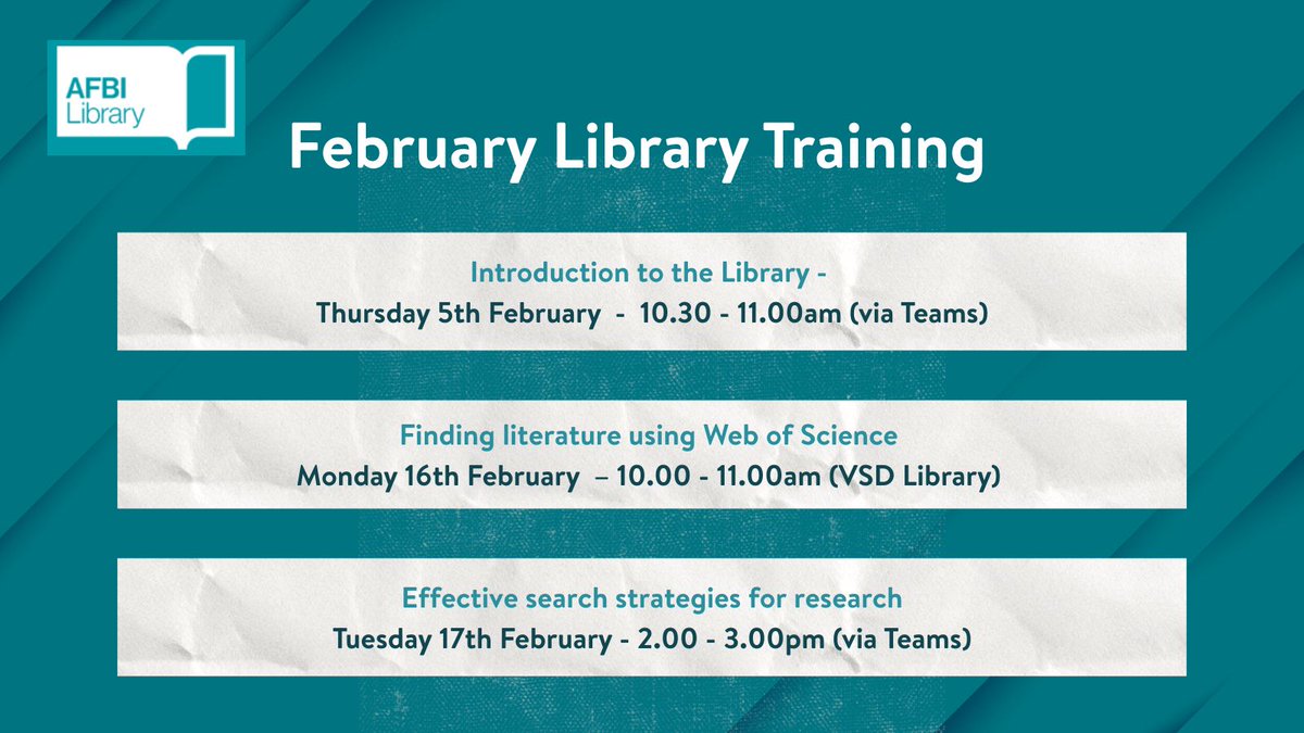 AFBI Library tweet media