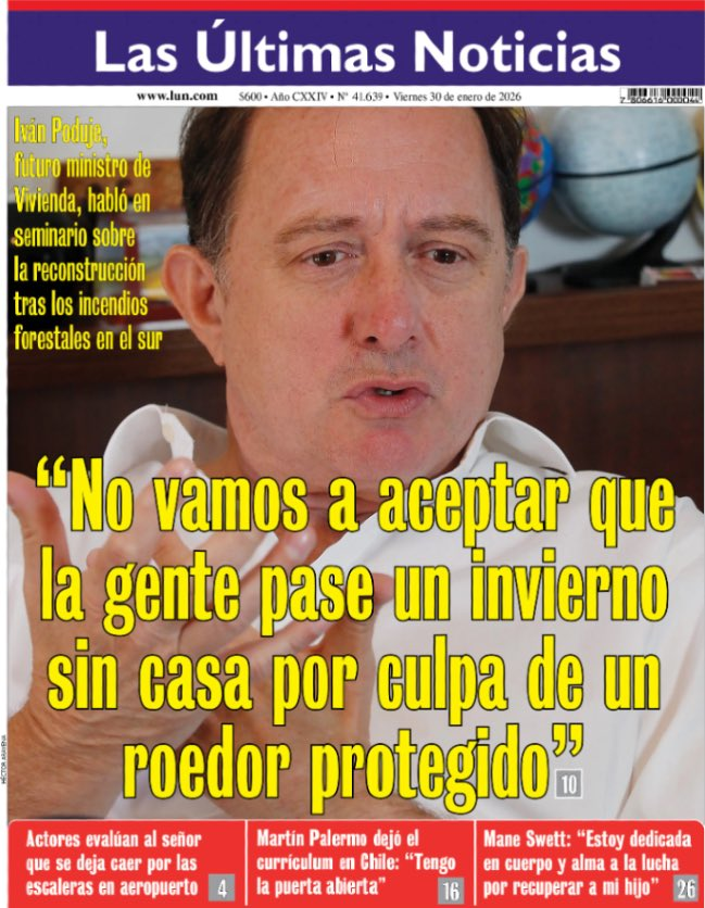 Este ministro va a dar que hablar en los próximos cuatro años

Bien <a href="/ipoduje/">Ivan Poduje</a>