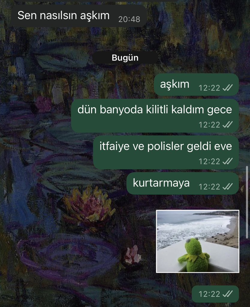 benim hayatın olağan akışı: