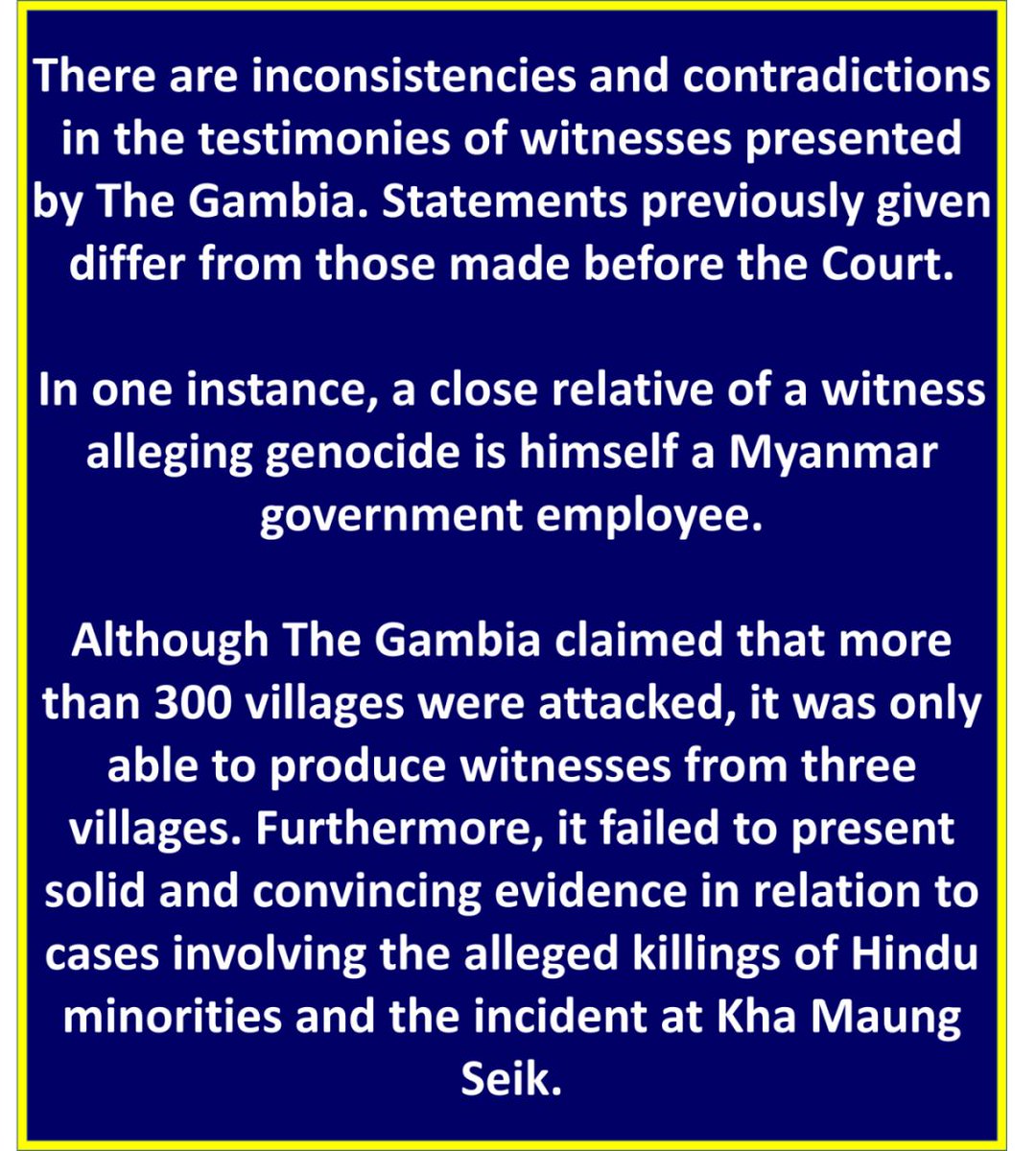 Vhone315216's tweet photo. Exposing the Weaknesses and Flaws of The #Gambia: Falsehoods and Inconsistencies in The Gambia’s Witness Testimonies. @CIJ_ICJ #gaebra #MyanmarFactCheck @OIC_OCI @nslwin https://t.co/PBk1s7wK5g