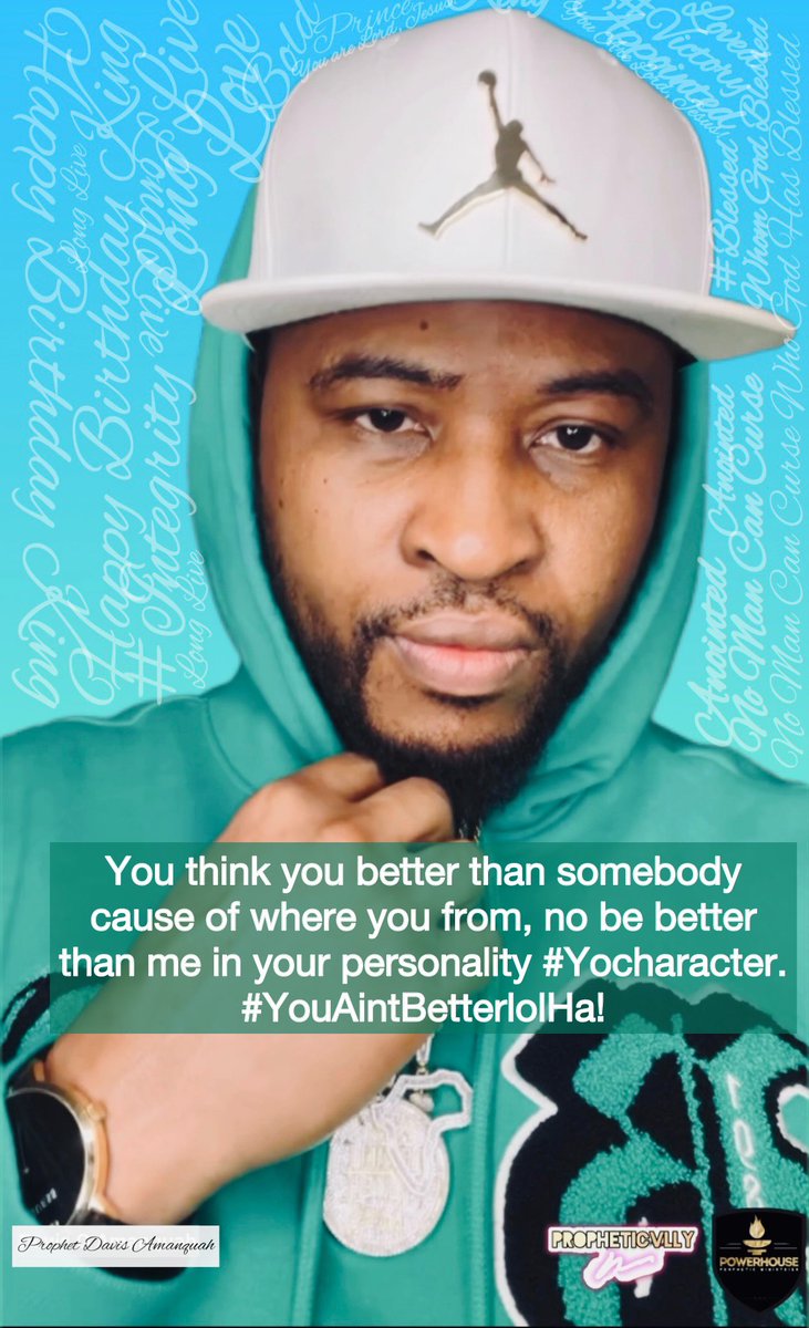 PowerhousePM's tweet photo. Be Better In Personality. Be Better in Character. #ThatsWhyJesus https://t.co/agAJFpDWok