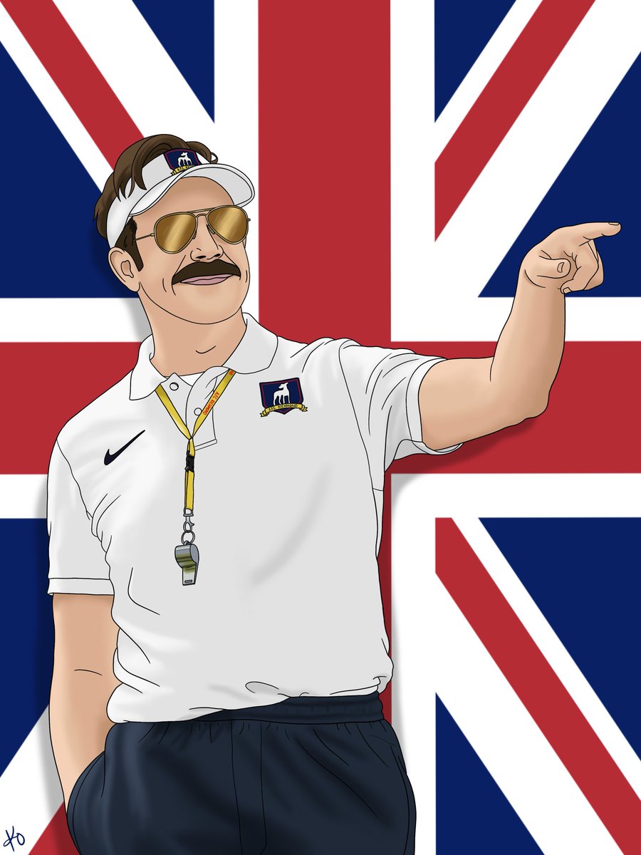 KristiAllAlong's tweet image. London is calling, and I must go. 👨🏻⚽️
•
✍🏻 Apple Pencil
📲 Procreate
👩🏼‍🎨 Me
#TedLasso