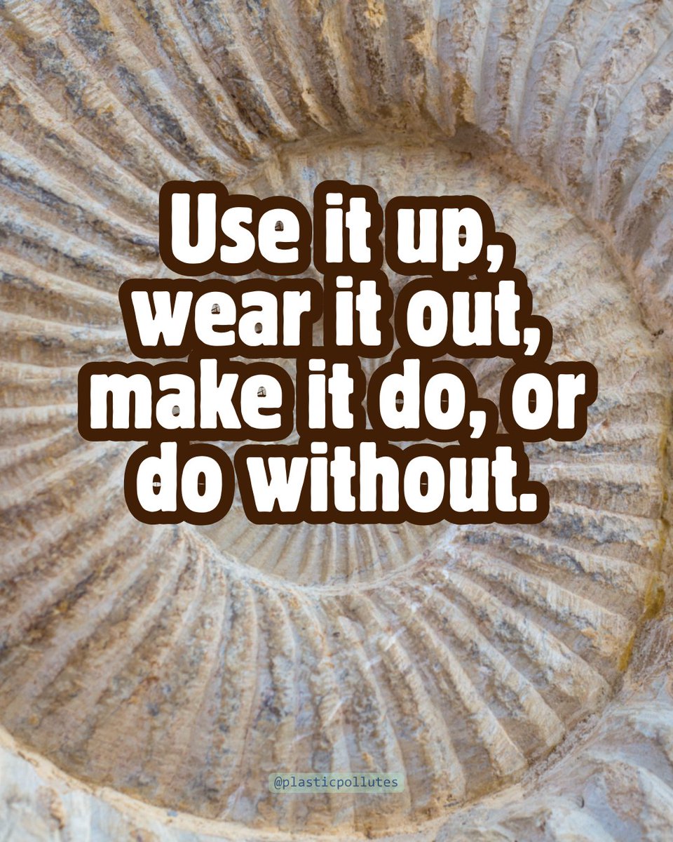 PlasticPollutes's tweet photo. 💡Reminder: We don’t have to buy into overconsumption. 🛒⛔ Do you buy less, reuse, repair, and upcycle, instead of making new purchases? 👇Share your tips for “making do” in the comments. #PlasticPollutes #BreakFreeFromPlastic #BuyNothing https://t.co/EL04CuKBYL