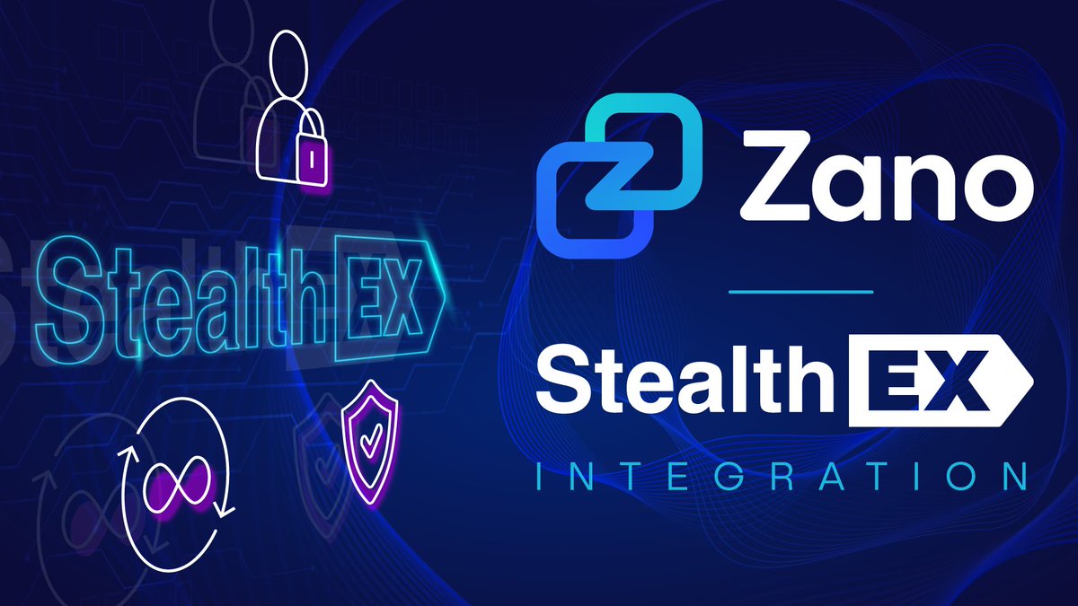 zano_project's tweet photo. New integration: $ZANO is now available on StealthEX! 🔥

@StealthEX_io is an instant, non-custodial swap platform supporting 2,000+ coins and tokens. No registration, no KYC. Swap seamlessly while maintaining complete privacy and control over your funds. 🔒 https://t.co/yy65u9d5f9