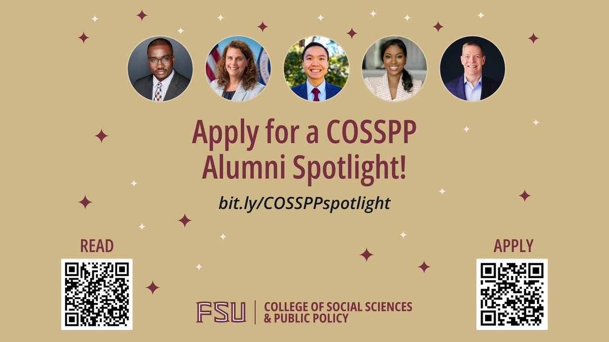 FSU College of Social Sciences and Public Policy tweet media