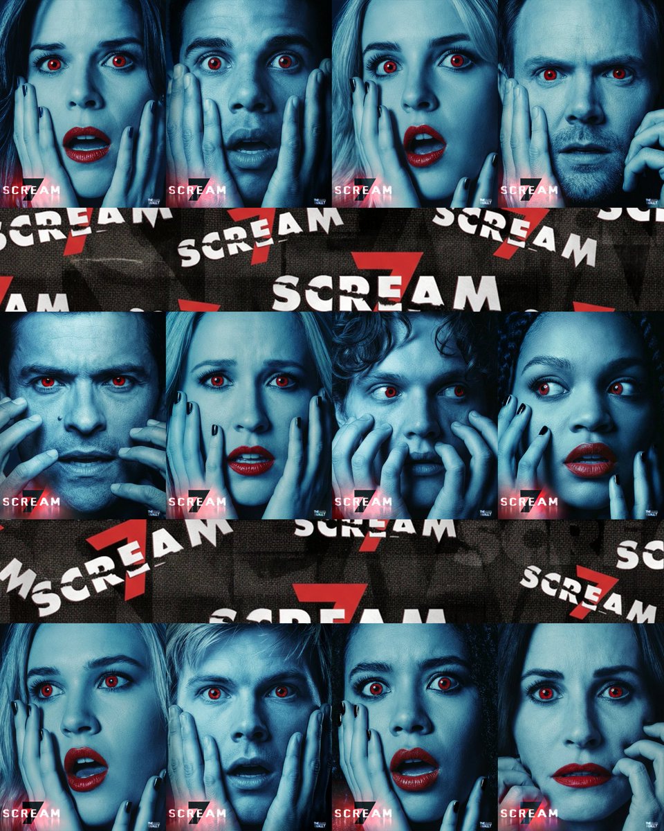 The New Character Poster for Scream 7 was inspired by the VHS cover of Scream (1996) Blue Variant 

credits to: <a href="/thescreamvault/">The Scream VAULT | Joey Noberini II</a>

#Scream7