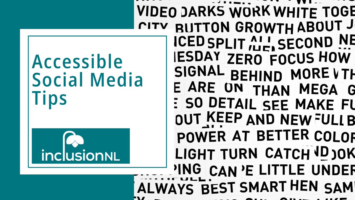 Our final tip to make your company's social media more accessible is to not use all caps.

All caps can add emphasis but isn't accessible.

Trust your message - you don't need to "yell" for emphasis and more people will read and understand your content.